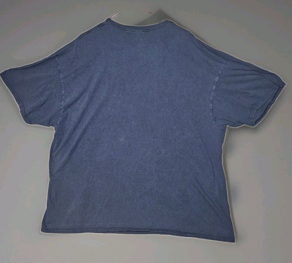 Vintage Auburn Tigers Delta Pro Weight T-Shirt 3XL Navy NCAA College Football - Picture 2 of 6